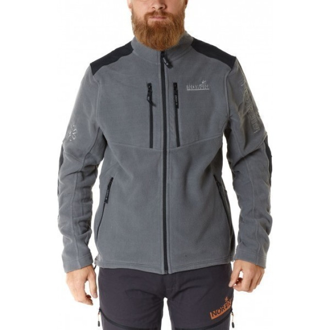 Джемпер флисовый NORFIN GLACIER GRAY 02 Р.m 477102-M